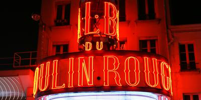Moulin, Mühlrad, Rouge, Verletzten, Pariser, Paris, Feuerwehr, Donnerstag, Wahrzeichens, Aufnahmen
