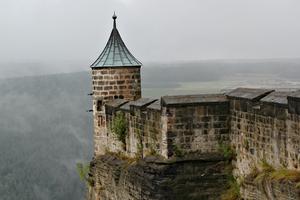Königstein, Festung, Geschichte, Sprießende, Seite