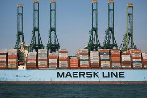 Maersk, Frachtpreise, Grund, Hohe, Gewinne, Gewinn, Umsätze, Unternehmen